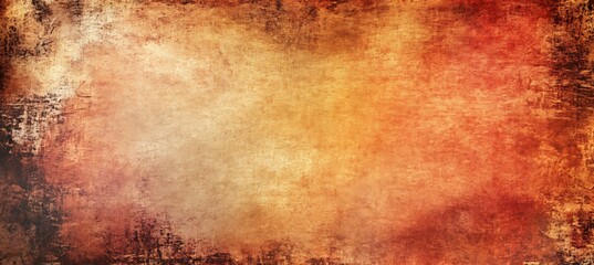Obraz premium A rustic, faded tapestry background with a central text space 
