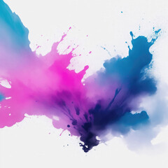 Fototapeta premium Elegant Gray, Blue, and Pink Abstract Ink Splash Background