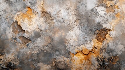 Weathered concrete background showing discoloration and cracks