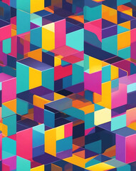 Minimalist grid patterns with varying opacity seamless design pattern wallpaper