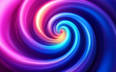 A vibrant swirl of colors in shades of pink, blue, and purple, creating a dynamic and energetic visual effect.