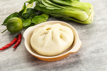 Chinese steamed bun Dim sum