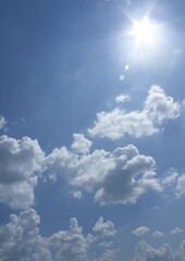 It's a sky where the sun shines