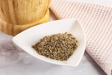 Anise sseds aroma in the bowl