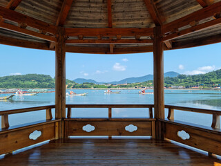 
Sea view from the pavilion