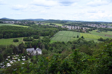 Blick vom Bornkasten im Westerwald