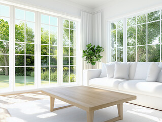 Fototapeta premium Contemporary cozy room