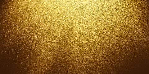 Golden glittery surface with subtle gradient lighting