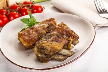 Roasted Lamb ribs with spices