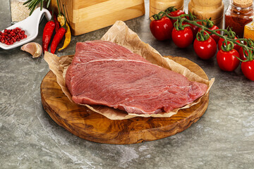 Raw beef meat shoulder for cooking