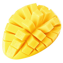 Mango isolated on white background, full depth of field