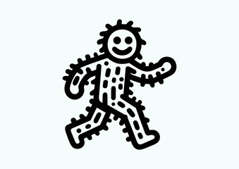 Cheerful and happy Yeti