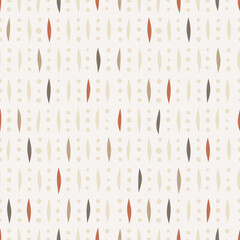 Seamless hand drawn pattern. Abstract background with hand drawn doodle shapes.