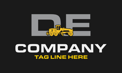 The Grader Letter DE Logo Design