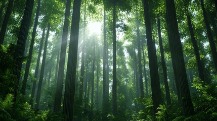 A 4k photorealistic image of a sprawling city at night, with towering skyscrapers lit up by millions of lights