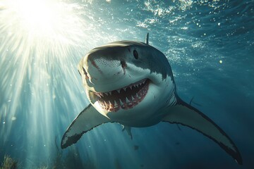 Great White Shark Mouth Open