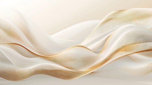 Sleek New Year card design a soft taupe background and minimalist golden wave patterns flowing gently across for a stylish and sophisticated look