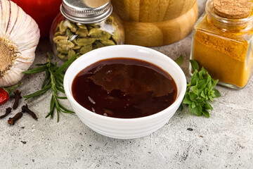 Japanese traditional brown sauce Tonkatsu