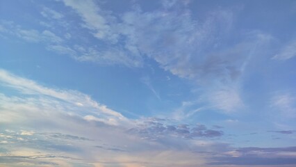 Fototapeta premium sky and clouds. Blue sky in the clear sky day image background.