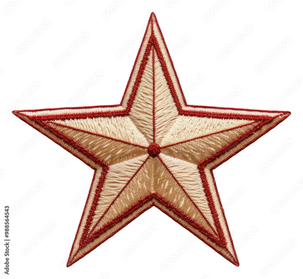 Wall mural PNG  Star in embroidery style creativity echinoderm starfish.