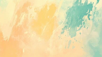 Obraz premium Serene Watercolor Landscape: Soft Tones and Fluid Brushstrokes