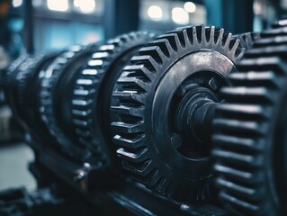 Fototapeta premium Machine with Gears