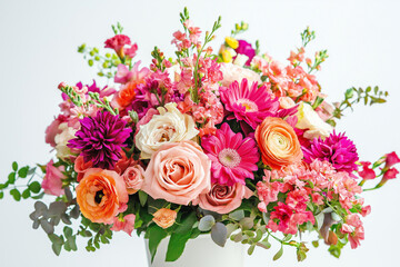 Beautiful flower image arrangement elements