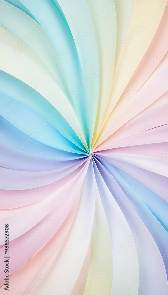 Sticker ader pastel twirling abstract background colors wallpaper twirling abstract header background illust
