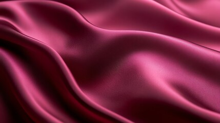 Obraz premium Close up of smooth, pink satin fabric.