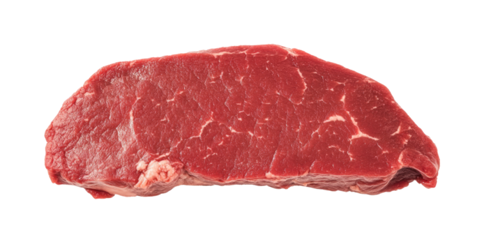 raw meat on transparent background. png file