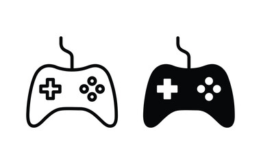 Gamepad icon, joystick icon