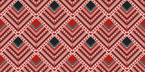 Ethnic geometric pattern, seamless pattern of the Navajo tribe. Native American ethnic. Seamless vector pattern ethnic, seamless Mexican rug, woven carpet. Folk embroidery, Bohemian, Aztec style.	