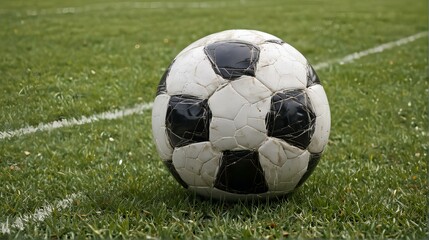 soccer ball on grass