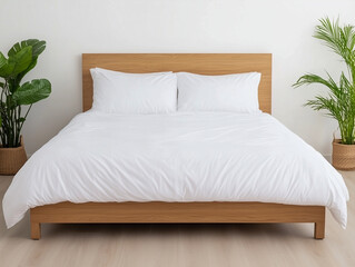 Interior of stylish bedroom