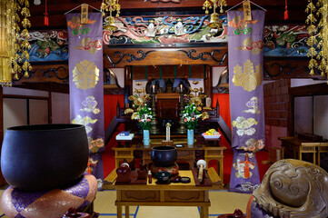 Fototapeta premium 寺院の中