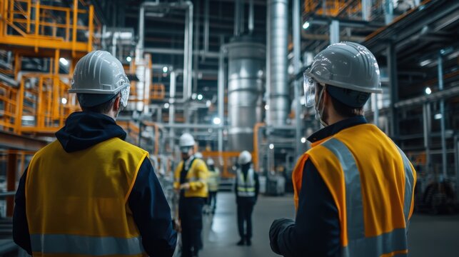 Safety Protocols in Action at Manufacturing Facility