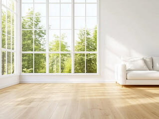 Living room in contemporary interior