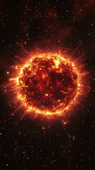 Obraz premium Realistic depiction of space galaxy cloud nebula, featuring a starry night cosmos, universe science astronomy, and a supernova background wallpaper.