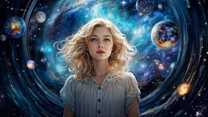 Fantastic, Milky Way, a girl