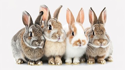 Obraz premium An isolated animal image on a pure white background. The animal has distinct features and a unique charm. Its pose and expression capture attention. The white background makes the animal stand out cle