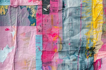 Abstract background from the smears of acrylic paint. Mixing multicolored oil paint. Textured arrangements. Abstract modern print . Wall art. Poster.