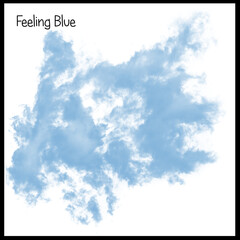 Feeling Blue - space for writing a note to express your feelings