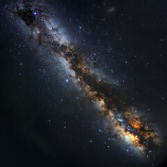 Obraz premium background with stars, space galaxy background, background with space, galaxy in the space with stars