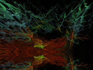 Imaginatory fractal abstract background Image