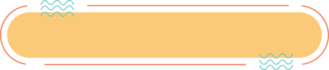 Minimalist Lower Third Design: A colorful lower third with geometric shapes including circles and triangles in pastel shades on a modern background.