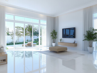 Fototapeta premium Modern Living Room Interior Design
