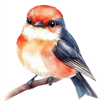 recommend clip art: Swift watercolor clipart illustration isolated
