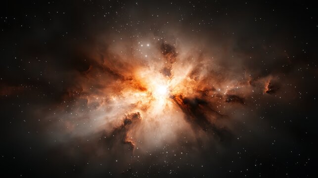 Cosmic Cataclysm: Distant Galaxy Imploding in Dark Energy Chaos | High Resolution 32K Photo, Generative Ai