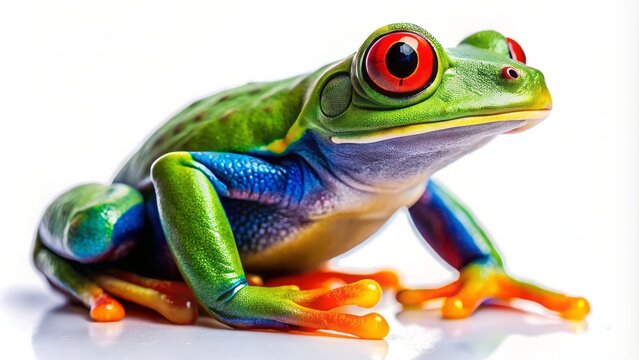 Minimalist Outline of a Frog in a Simple Design Perfect for Nature and Animal Illustrations