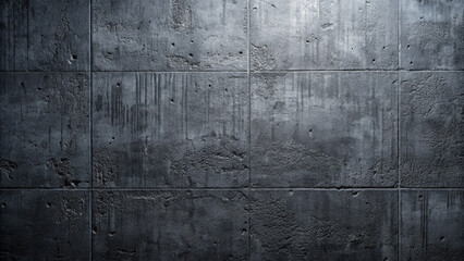The surface showcases a rough, gray concrete wall displaying various textures and imperfections, emphasizing its industrial character and minimalist style